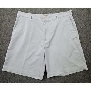 Peter Millar Size 40 Blue Striped‎ Wicking Golf Shorts